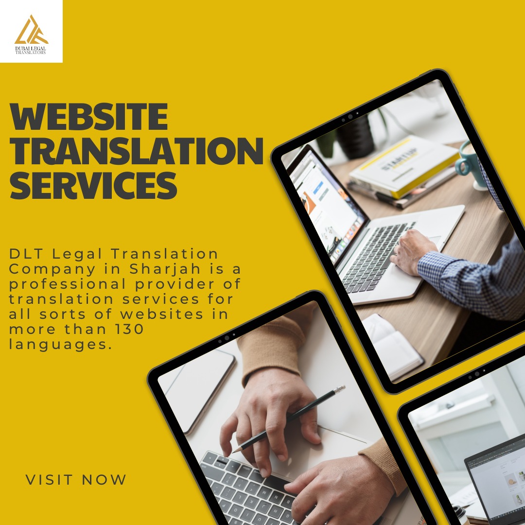 Website Translation Services Website Translation Services at your fingertips in Dubai! Need to translate your website? Look no further! Our professional and convenient services are here to assist you. Contact us today and let your website speak to your global audience!