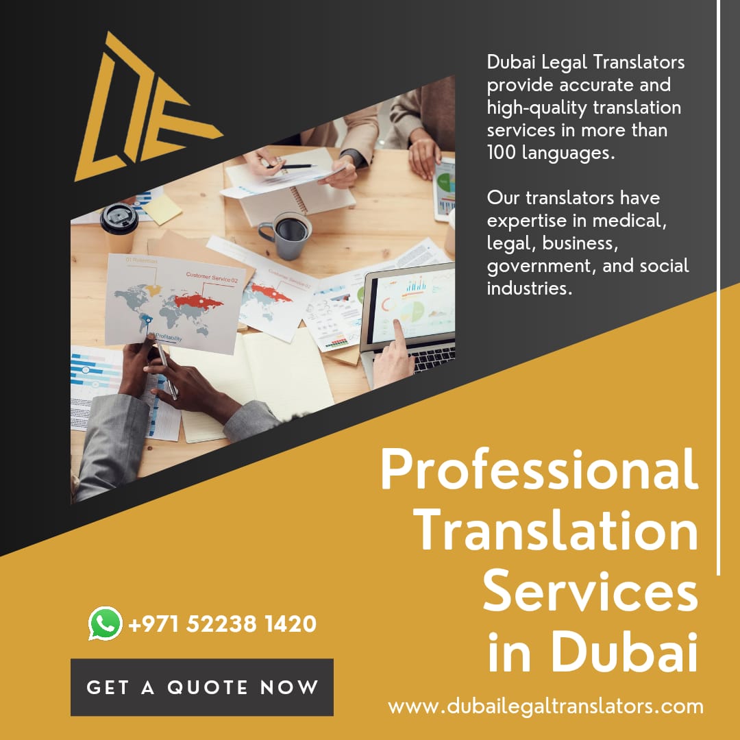 Experience professional document translation in Dubai that exceed expectations. Our expert translators ensure accuracy and confidentiality of your important documents. Unlock seamless communication across languages.